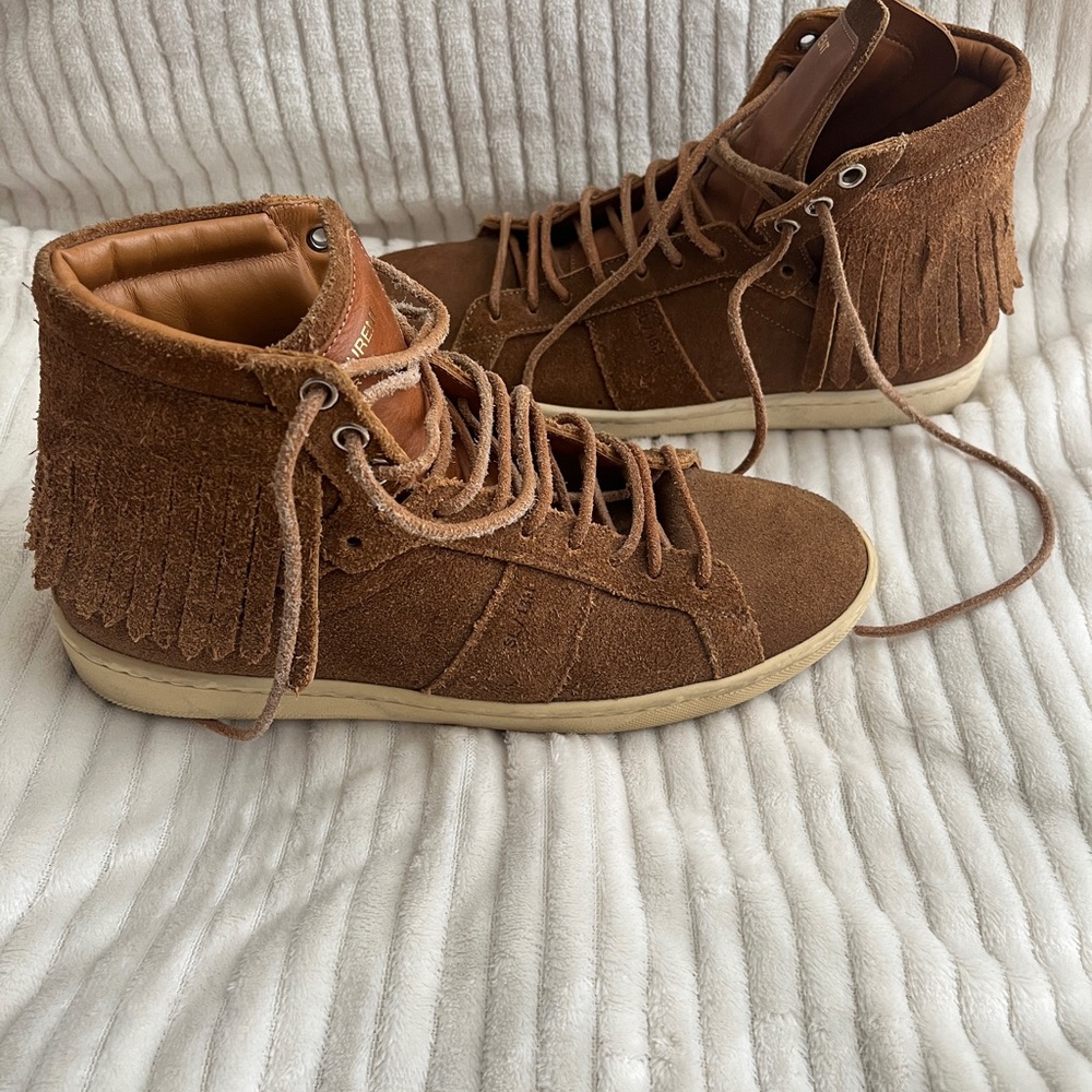 Saint Laurent Brown High-Tops